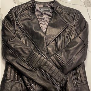 Black Rivet Leather Jacket